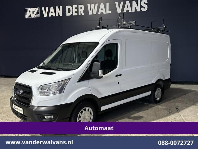 Ford TRANSIT 2.0 TDCI 131pk Automaat L2H2 inrichting Euro6 Airco | Navigatie | Cruisecontrol Dakdraagsysteem met Ladderhouder, Android Auto, Parkeersensoren, Bijrijdersbank