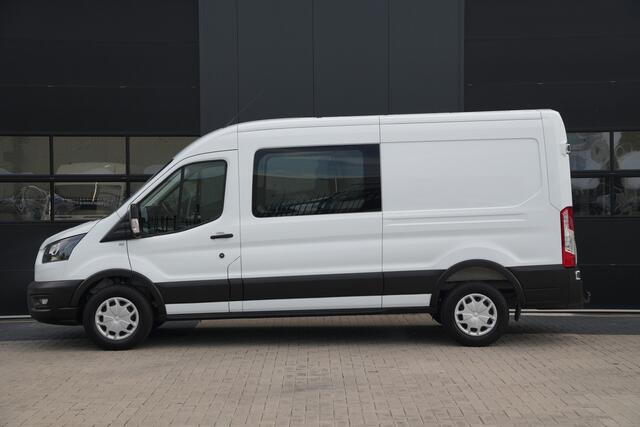 Ford TRANSIT 350 2.0 TDCI L3H2 Trend DC 165pk - 6 Zits - Trekhaak - Cruise - Camera - Stoelverwarming - Bluetooth - Rijklaar