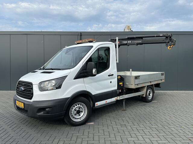 Ford TRANSIT 350 2.0 TDCI 130 PK AWD / 4x4 / HIAB T-CLX 013 KRAAN / AWD / TREKHAAK / AIRCO / 2.800 KG AHG – foto 2