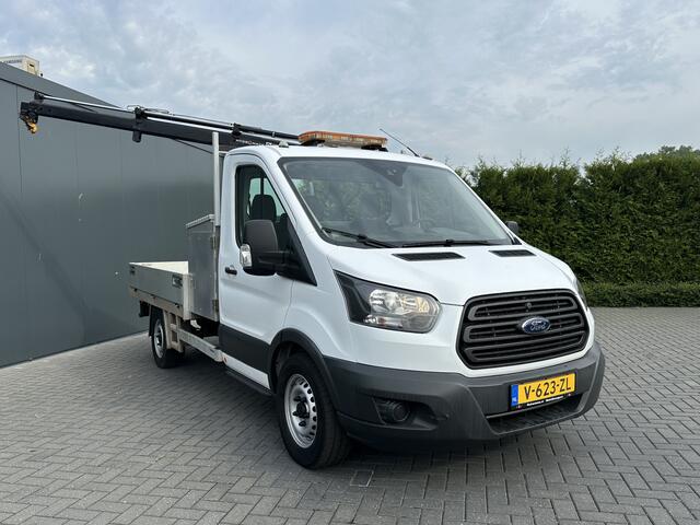 Ford TRANSIT 350 2.0 TDCI 130 PK AWD / 4x4 / HIAB T-CLX 013 KRAAN / AWD / TREKHAAK / AIRCO / 2.800 KG AHG – foto 4