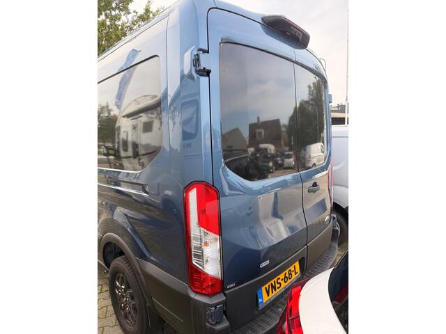 Ford TRANSIT 350 2.0 TDCI 170pk L3H2 DC 5 persoons Trend / vaste prijs rijklaar € 25.950 ex btw / euro 6 / bpm vrij / lease vanaf € 424 / raptor grille / blauw metallic / trekhaak 2500 kg – foto 2