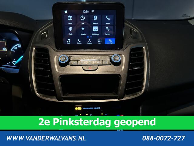 Ford TRANSIT CONNECT 1.5 EcoBlue 100pk L2H1 inrichting Euro6 Airco | Camera | Navigatie | Trekhaak | Sidebars, Parkeersensoren, Cruisecontrol
