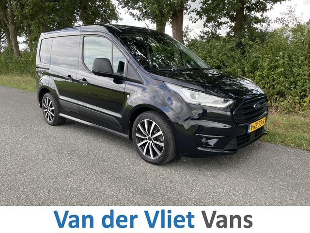 Ford TRANSIT CONNECT 1.5 E6 120pk Automaat Limited 3-zits BPM Vrij! Lease ¤296 p/m, Airco Climatronic, Parkeersensoren, Navigatie + Camera, Led koplampen, Trekhaak.