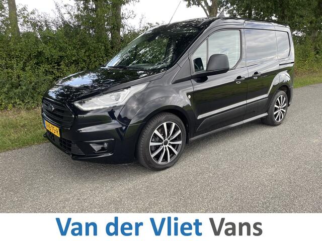 Ford TRANSIT CONNECT 1.5 E6 120pk Automaat Limited 3-zits BPM Vrij! Lease ¤296 p/m, Airco Climatronic, Parkeersensoren, Navigatie + Camera, Led koplampen, Trekhaak.