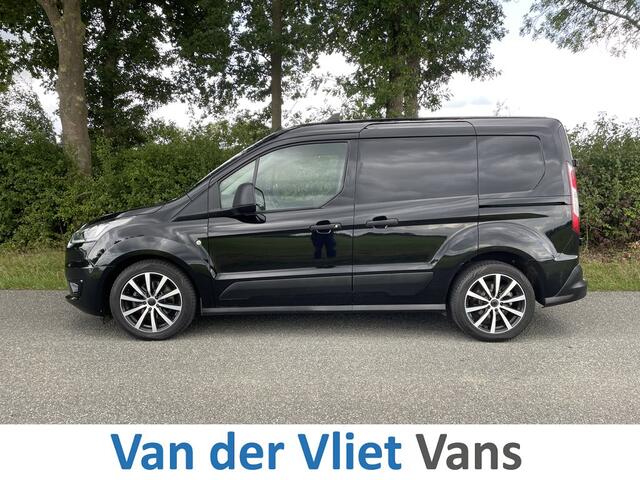 Ford TRANSIT CONNECT 1.5 E6 120pk Automaat Limited 3-zits BPM Vrij! Lease ¤296 p/m, Airco Climatronic, Parkeersensoren, Navigatie + Camera, Led koplampen, Trekhaak.