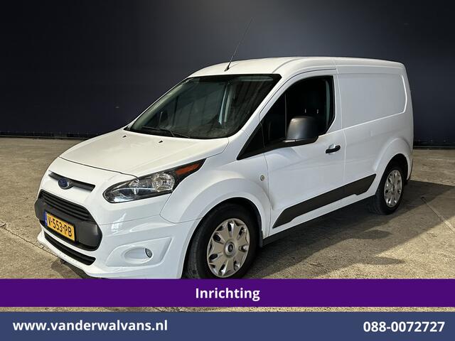 Ford TRANSIT CONNECT 1.5 TDCI 101pk L1H1 Inrichting Euro6 Airco | 3-Zits | Cruisecontrol | Trekhaak Verwarmde voorruit, Bijrijdersbank
