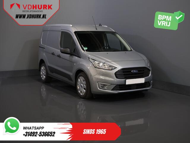 Ford TRANSIT CONNECT 1.0 BENZINE 100 pk BPM VRIJ! Garantie t/m 06-2029 3 Pers./ Airco/ PDC/ DAB/ Bluetooth
