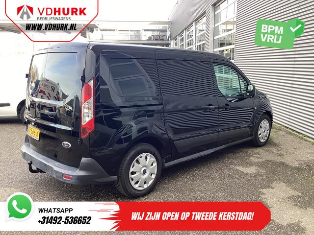 Ford TRANSIT CONNECT 1.6 TDCI 100 pk L2 Trend BPM VRIJ! 3 Pers./ Airco/ NL Auto/ Trekhaak