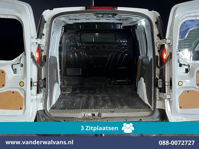 Ford TRANSIT CONNECT 1.5 EcoBlue 100pk L1H1 Euro6 Airco | 3-Zits | Parkeersensoren | Trekhaak Zijdeur, Verwarmde voorruit, Bijrijdersbank