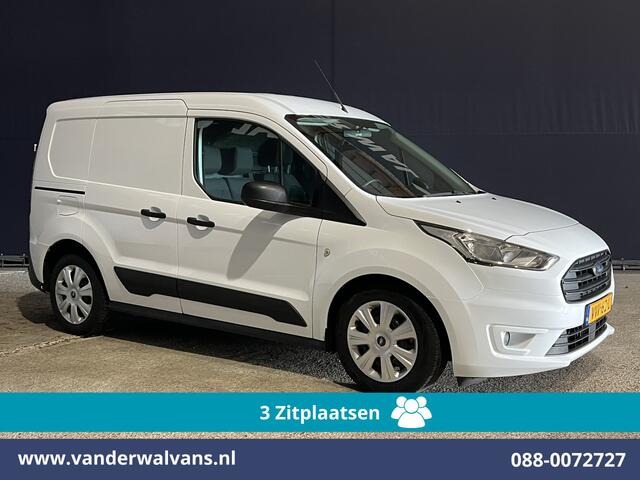 Ford TRANSIT CONNECT 1.5 EcoBlue 100pk L1H1 Euro6 Airco | 3-Zits | Parkeersensoren | Trekhaak Zijdeur, Verwarmde voorruit, Bijrijdersbank