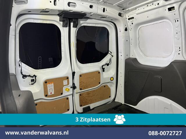 Ford TRANSIT CONNECT 1.5 EcoBlue 100pk L1H1 Euro6 Airco | 3-Zits | Parkeersensoren | Trekhaak Zijdeur, Verwarmde voorruit, Bijrijdersbank