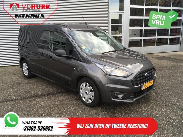 Ford TRANSIT CONNECT 1.5 TDCI 100 pk Trend L2 BPM VRIJ! DB Riem V.V/ Carplay/ Camera/ Airco/ Navi/ PDC/ Trekhaak