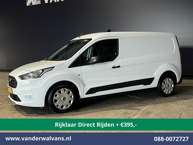 Ford TRANSIT CONNECT 1.5 EcoBlue 100pk L2H1 *Rijklaar Direct Rijden* Euro6 Airco | 3-Zits | Cruisecontrol | Stoelverwarming | Verwarmde voorruit Parkeersensoren, Bijrijdersbank