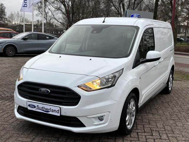 Ford TRANSIT CONNECT 1.5 EcoBlue L2 Limited | 100pk | Trekhaak | Dubbele Zijschuifdeur! | Stoelverwarming | Houten Laadvloer | 16" LMV | All Season banden