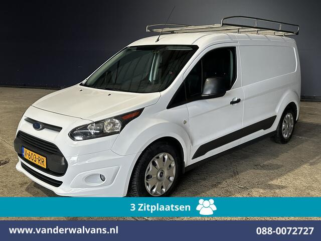 Ford TRANSIT CONNECT 1.5 TDCI 101pk L2H1 Inrichting Euro6 Airco | 3-Zits | Imperiaal | Trekhaak Cruisecontrol, Verwarmde voorruit, Bijrijdersbank