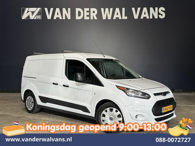 Ford TRANSIT CONNECT 1.5 TDCI 101pk L2H1 Inrichting Euro6 Airco | Cruisecontrol | 3-Zits | Trekhaak | Verwarmde voorruit Dakdragers, Bijrijdersbank