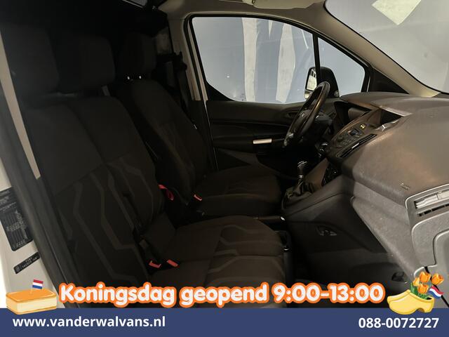 Ford TRANSIT CONNECT 1.5 TDCI 101pk L2H1 Inrichting Euro6 Airco | Cruisecontrol | 3-Zits | Trekhaak | Verwarmde voorruit Dakdragers, Bijrijdersbank
