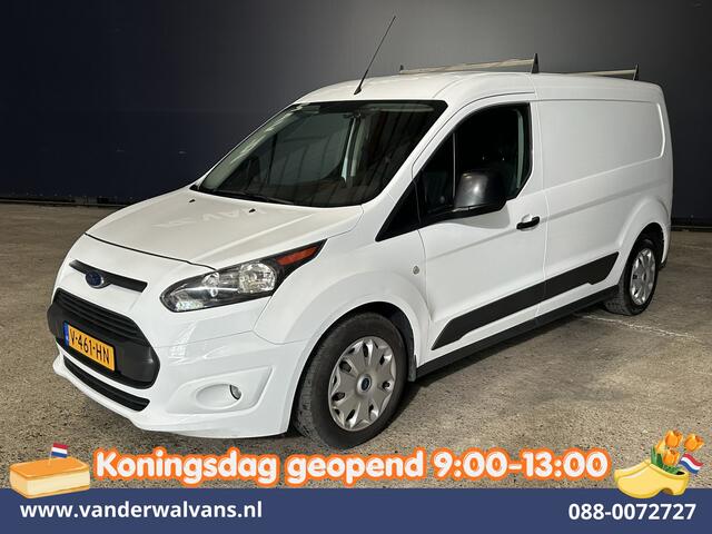 Ford TRANSIT CONNECT 1.5 TDCI 101pk L2H1 Inrichting Euro6 Airco | Cruisecontrol | 3-Zits | Trekhaak | Verwarmde voorruit Dakdragers, Bijrijdersbank