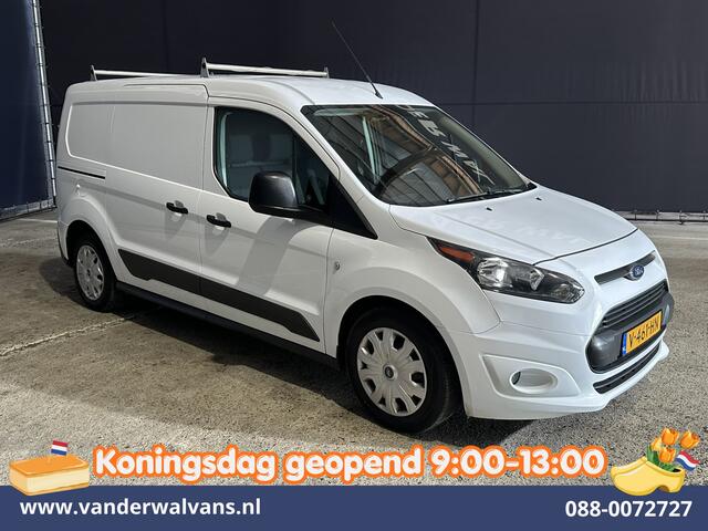 Ford TRANSIT CONNECT 1.5 TDCI 101pk L2H1 Inrichting Euro6 Airco | Cruisecontrol | 3-Zits | Trekhaak | Verwarmde voorruit Dakdragers, Bijrijdersbank