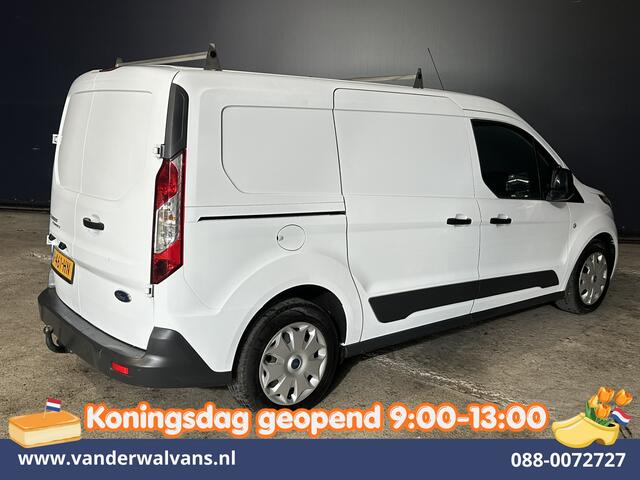 Ford TRANSIT CONNECT 1.5 TDCI 101pk L2H1 Inrichting Euro6 Airco | Cruisecontrol | 3-Zits | Trekhaak | Verwarmde voorruit Dakdragers, Bijrijdersbank