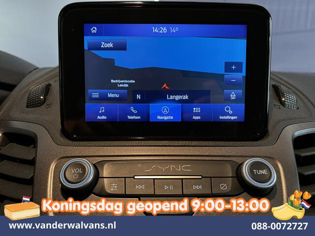 Ford TRANSIT CONNECT 1.5 EcoBlue L2H1 Euro6 Airco | 3-Zits | Camera | Navigatie | Trekhaak | Verwarmde voorruit Parkeersensoren, Bijrijdersbank