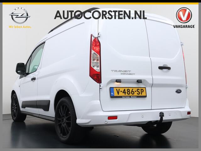 Ford TRANSIT CONNECT 1.5TDCI L1 Marge Geen BTW 3-Persoons Trekhaak Airco Bluetooth Pdc Lmv Trend Schuifdeur Tussenwand 1e Particuliere Eigenaar 1.200KG Trekgewicht Origineel Nederlandse Auto