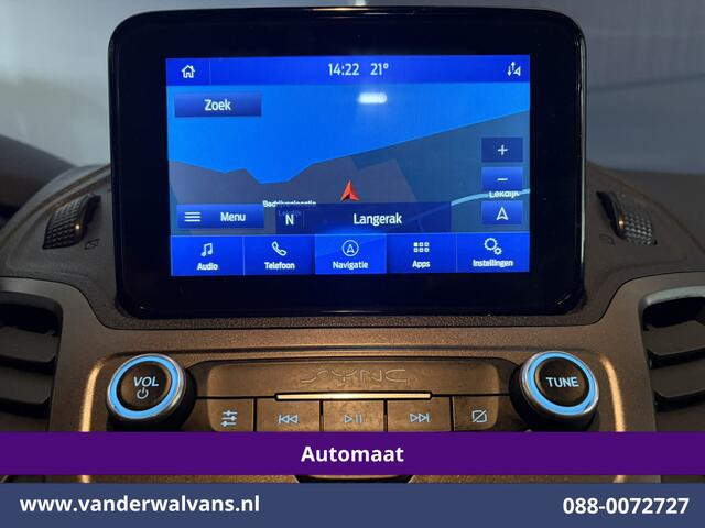 Ford TRANSIT CONNECT 1.5 EcoBlue 120pk Automaat L2H1 Inrichting Euro6 Airco | Navigatie | Camera | LM velgen | Apple Carplay Android Auto, Cruisecontrol, Trekhaak, Verwarmde voorruit, Stoelverwarming, Parkeersensoren