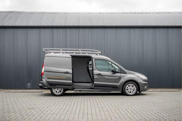 Ford TRANSIT CONNECT 1.5 EcoBlue L2H1 | 3-Zits | Camera | Carplay | Cruise | PDC | Airco | Trekhaak | Imperiaal