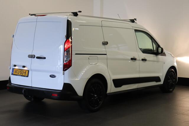 Ford TRANSIT CONNECT 1.5 EcoBlue 100PK L2 - Airco - Cruise - Trekhaak - Verw. voorruit - €8.450,- Ex. BTW