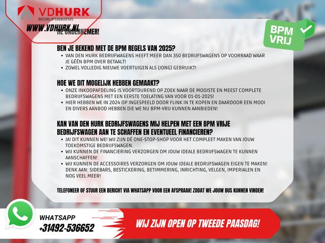 Ford TRANSIT COURIER 1.5 TDCI 100 pk Limited Stoelverw./ Voorruitverw./ Navi/ Carplay/ Camera/ Climate/ PDC/ LMV/ Cruise/ Trekhaak