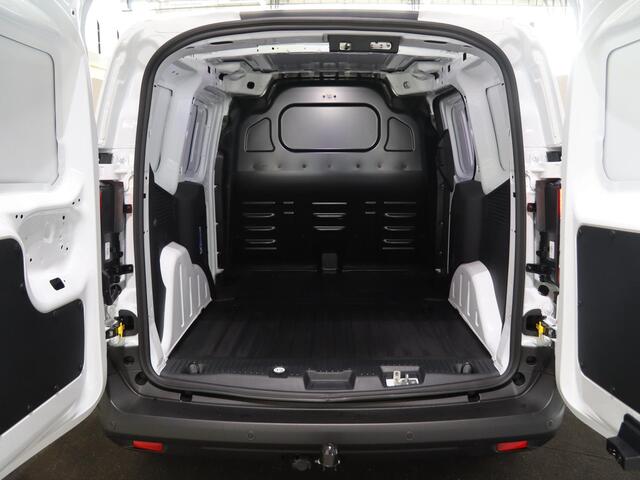 Ford TRANSIT COURIER E-Transit Trend 44 kWh PARKEERSENSOREN V+A, CARPLAY, CRUISE CONTROL, ACHTERUITRIJ CAMERA, 16'' RESERVEWIEL, LED LAADRUIMTEVERLICHTING , LAADVLOERBESCHERMING, RUBBER , TREKHAAK