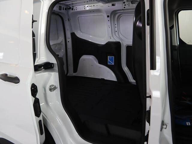 Ford TRANSIT COURIER E-Transit Trend 44 kWh PARKEERSENSOREN V+A, CARPLAY, CRUISE CONTROL, ACHTERUITRIJ CAMERA, 16'' RESERVEWIEL, LED LAADRUIMTEVERLICHTING , LAADVLOERBESCHERMING, RUBBER , TREKHAAK