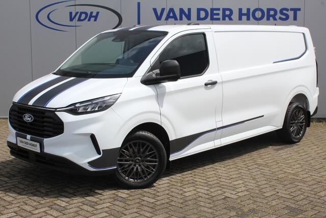 Ford TRANSIT CUSTOM 300 2.0-136pk EcoBlue L2H1 Trend - 'Sport Design Edition'. Overtuig u van de kwaliteiten van dit nieuwe model Ford Transit Custom ! Camera, LED koplampen, LM wielen, Cruise Control, Aut. Airco, App Connect, Winterpack etc.