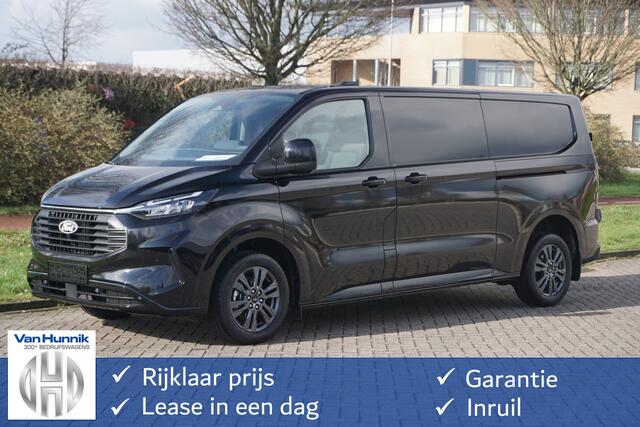 Ford TRANSIT CUSTOM 320L 170PK Aut. Limited MY2024 13" Navi, Adap. Cruise, Camera, 17" LM, LED, 2x Schuifdeur!! NR. M379*