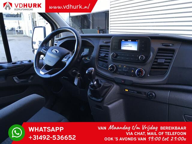 Ford TRANSIT CUSTOM 2.0 TDCI 130 pk L2 ¤ 35.376,- incl. BTW/BPM Combi/ Kombi/ Cruise/ Camera/ PDC V+A/ Airco