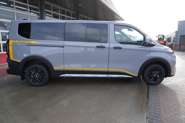 Ford TRANSIT CUSTOM 320L 2.0 TDCI 170PK L2H1 Trail DC AWD Automaat Schuifdeur links en rechts Climate | Adap.Cruise | Navi | 360Camera | Blis