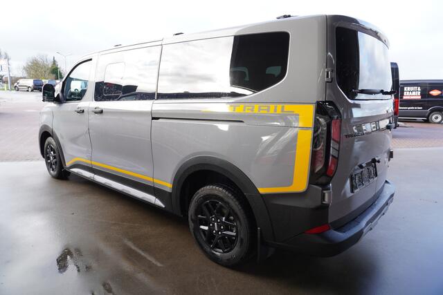 Ford TRANSIT CUSTOM 320L 2.0 TDCI 170PK L2H1 Trail DC AWD Automaat Schuifdeur links en rechts Climate | Adap.Cruise | Navi | 360Camera | Blis