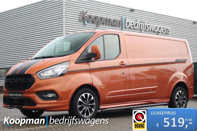 Ford TRANSIT CUSTOM 320 2.0TDCI 185pk L2H1 Sport | Trekhaak | Camera | Navi | Carplay/Android | Lease 519,- p/m