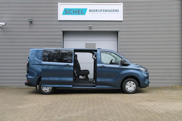 Ford TRANSIT CUSTOM 320 2.0 TDCI L2H1 Trend DC 136pk - 2x Schuifdeur - Carplay - Android - Camera - Verwarmd stuur - Trekhaak - LED koplampen - Stoelverwarming - Rijklaar