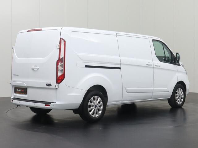 Ford TRANSIT CUSTOM 2.0TDCI 130PK Lang Limited | Achterdeuren | Multimedia | Betimmering | 3-Peresoons