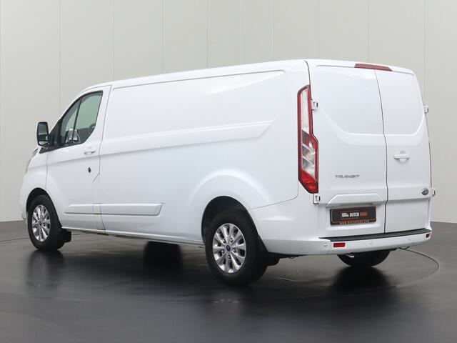 Ford TRANSIT CUSTOM 2.0TDCI 130PK Lang Limited | Achterdeuren | Multimedia | Betimmering | 3-Peresoons