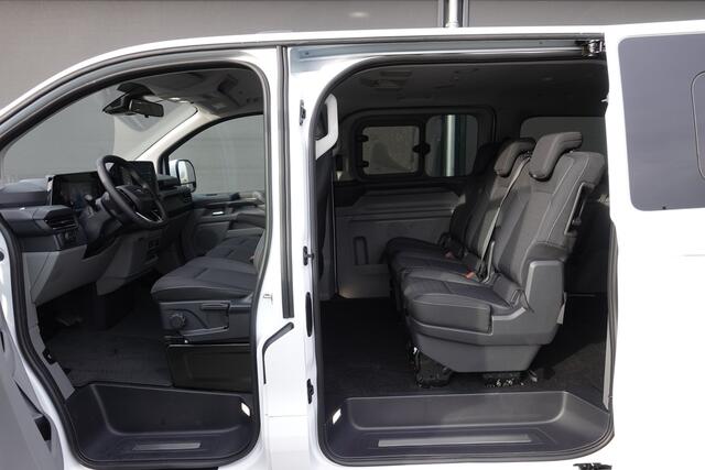 Ford TRANSIT CUSTOM L2H1 2.0Tdci 170Pk Aut. | Kombi Limited | Dubbel Cabine | 6-Persoons | Trekhaak | Spoilerpack | 19''