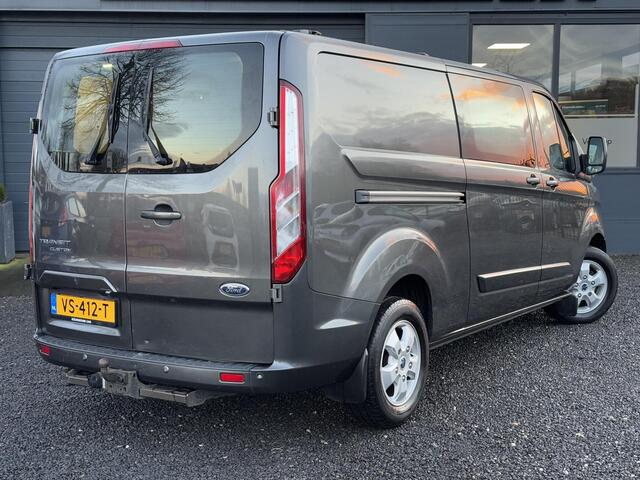 Ford TRANSIT CUSTOM 290 2.2 TDCI L2H1 Limited DC Dubbele Cabine,Navi,Airco,Cruise,Stoelverwarming,Trekhaak,LM Velgen,PDC,N.A.P,APK tot 06-2025