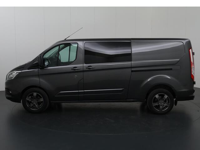 Ford TRANSIT CUSTOM 300 2.0 TDCI | L2 H1 | Limited | DC | Lederen bekleding | 5-zits | Stoelverwarming | Parkeercamera | LM Velgen |