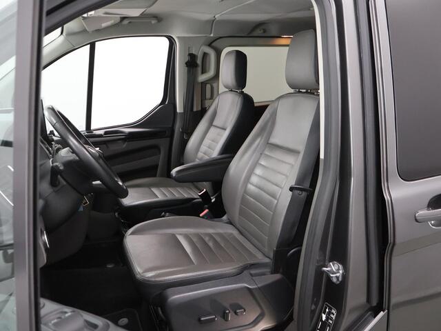 Ford TRANSIT CUSTOM 300 2.0 TDCI | L2 H1 | Limited | DC | Lederen bekleding | 5-zits | Stoelverwarming | Parkeercamera | LM Velgen |
