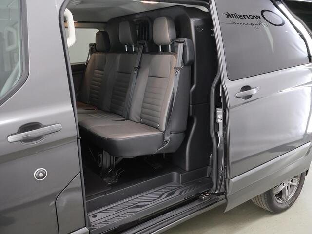 Ford TRANSIT CUSTOM 300 2.0 TDCI | L2 H1 | Limited | DC | Lederen bekleding | 5-zits | Stoelverwarming | Parkeercamera | LM Velgen |