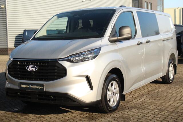 Ford TRANSIT CUSTOM 320 2.0TDCI 170pk Automaat | L2H1 Trend DC | 4x4 | AWD | L+R Zijdeur | Stoel + Stuurverwarming | Keyless | Carplay/Android | Lease 878,- p/m