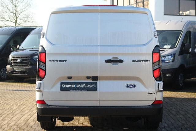 Ford TRANSIT CUSTOM 320 2.0TDCI 170pk Automaat | L2H1 Trend DC | 4x4 | AWD | L+R Zijdeur | Stoel + Stuurverwarming | Keyless | Carplay/Android | Lease 878,- p/m