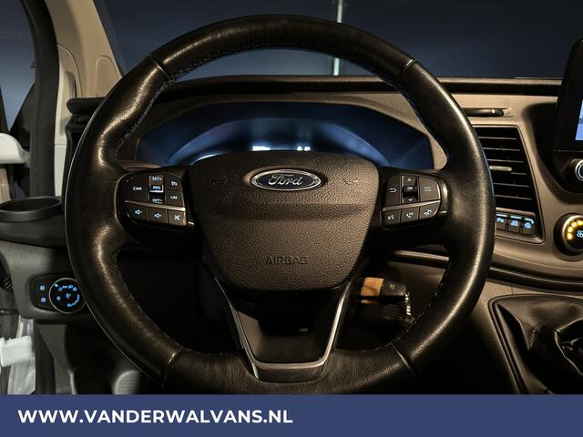Ford TRANSIT CUSTOM 2.0 TDCI L1H1 Euro6 Airco | Camera | LED | Android Auto | Cruisecontrol | Parkeersensoren Verwarmde voorruit, Bijrijdersbank, 2500kg trekvermogen