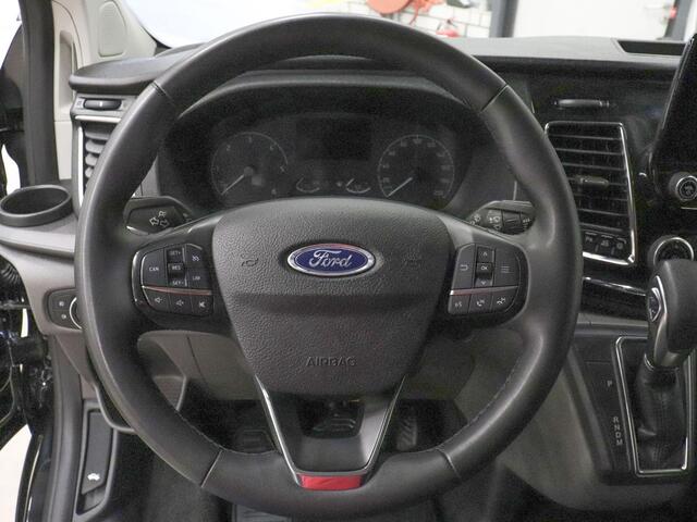 Ford TRANSIT CUSTOM 300 2.0 TDCI L2H1 Limited Dubbele cabine Automaat Navi Airco 2x Schuifdeuren Trekhaak Parkeersensoren Carplay
